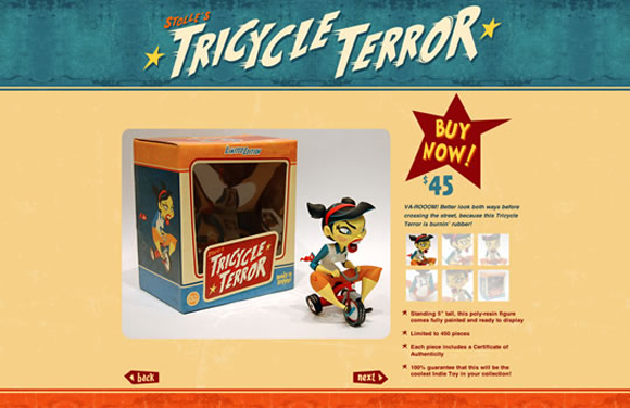 Retro and Vintage Styled Website design
