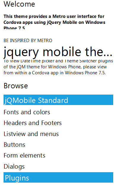 jquery metro plugin 3 5 jQuery Metro UI Plugins