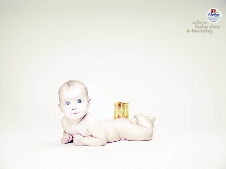 Alpika Anti-Rash Cream amusing and humorous print ads