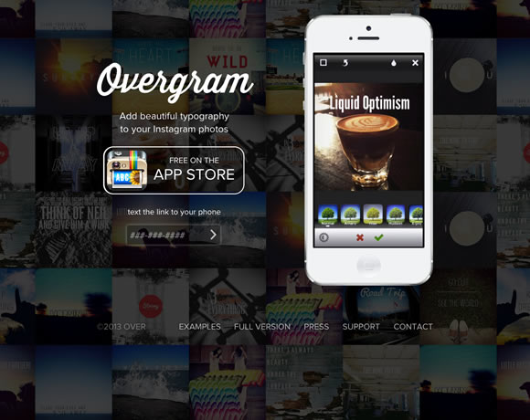 Overgram iphone app website