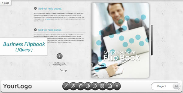 Business FlipBook jQuery