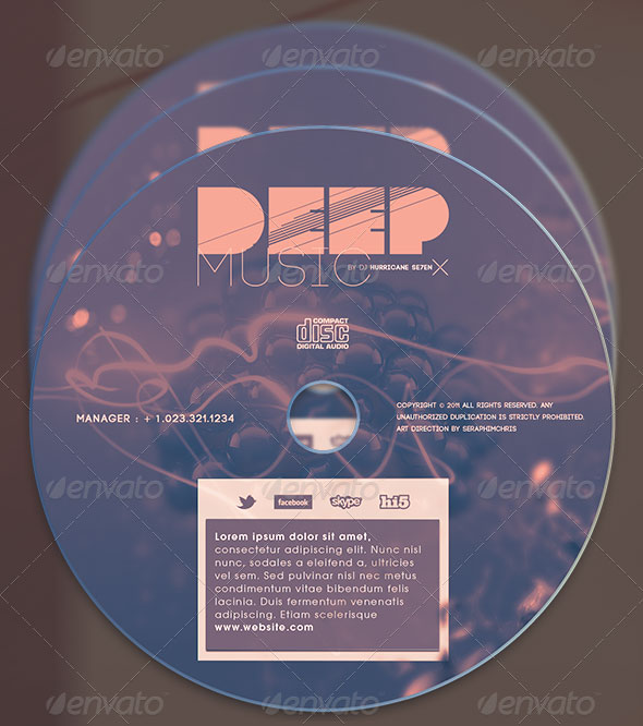 Deep-Music-CD-Cover-Artwork-Template
