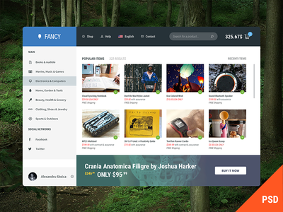 Fancy UI PSD