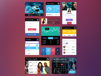 Free UI Kit PSD
