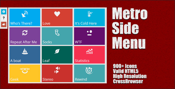 Metro Style Side Menu