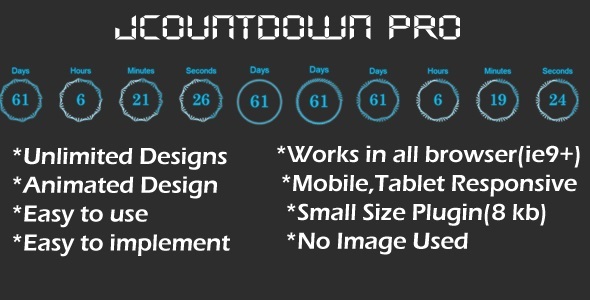 JCountdown Pro Plugin