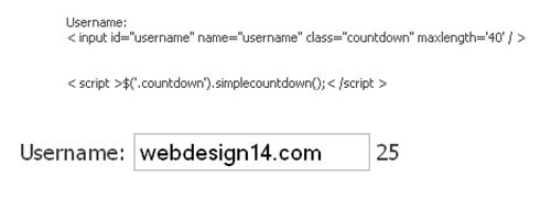 jQuery Count Down