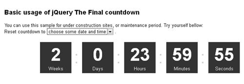 jQuery Count Down