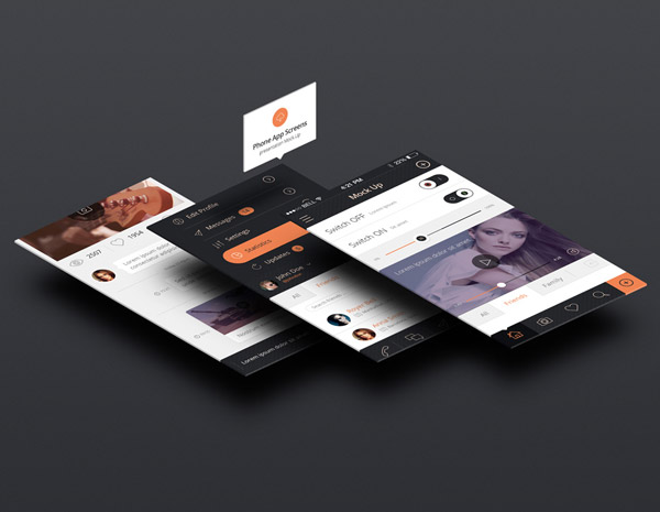 Perspective App Screens