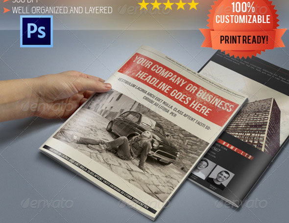 A5-Retro-Bi-Fold-Business-Brochure