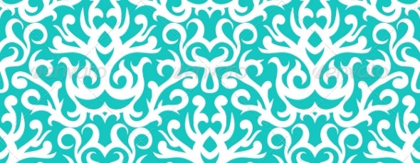 Damask-Pattern-in-White-on-Turquoise