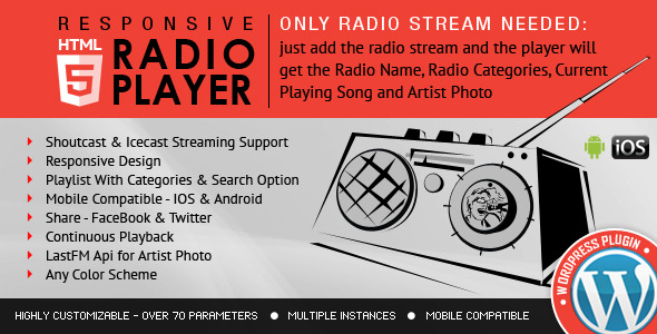 Radio Player Shoutcast