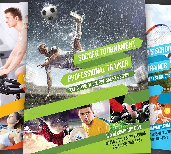 Fitness And Sport Flyer Volume 1