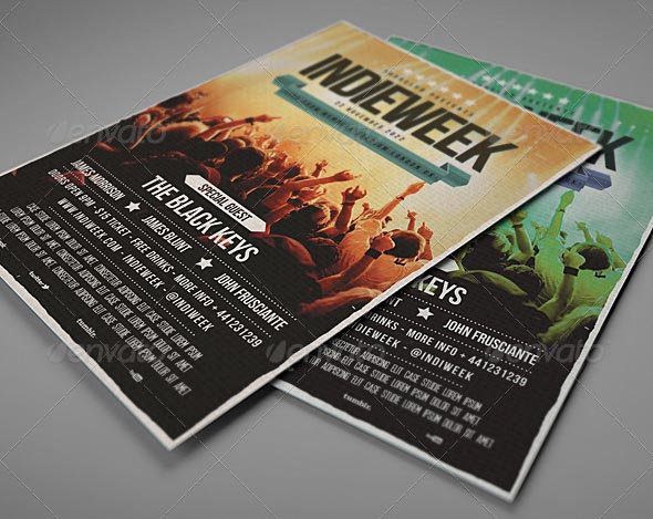 Indie Week Flyer