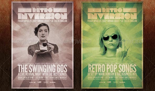 Retro Flyer Poster Vol 2