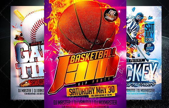 Sport Flyer Template Bundle