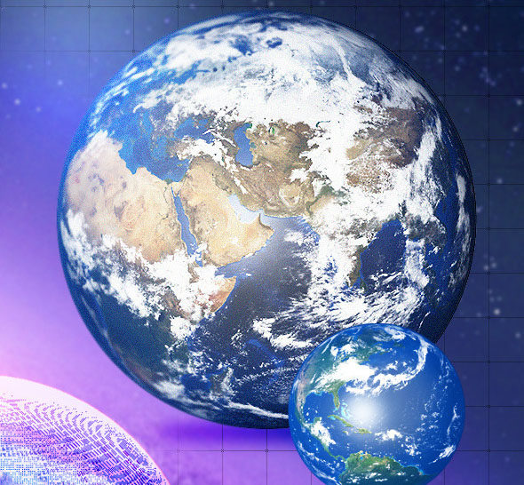 Beautiful Earth 3D Renders