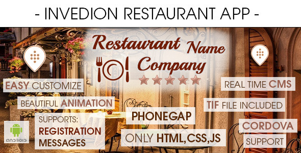 Restaurant App With CMS Android