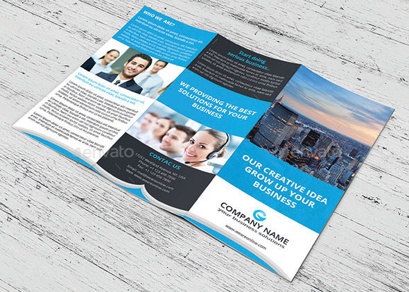 Corporate Marketing Tri-Fold Brochure
