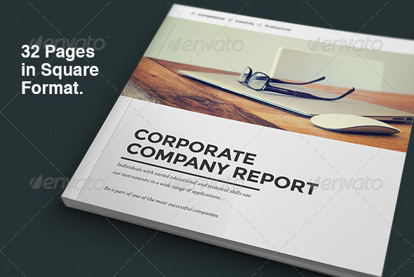 Design Marketing Brochure Square Size v1