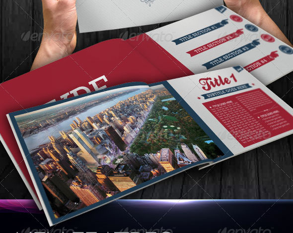 Retro Style Catalog Marketing Brochure