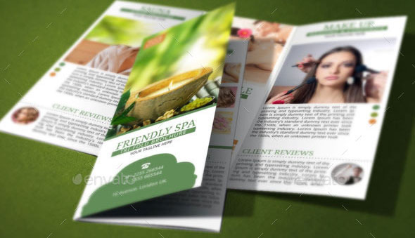 Spa Resort Brochure Template