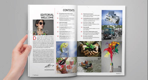 Fibre Magazine Template