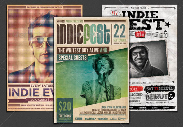 Indie Flyers Posters Bundle