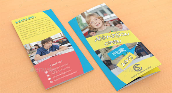 Junior School & College Promotion Trifold Brochure