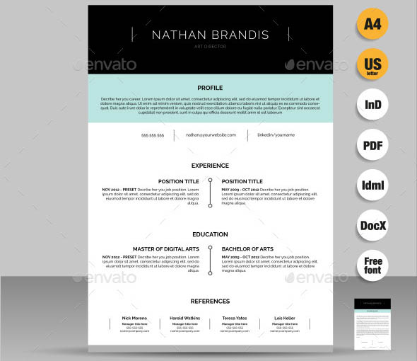 Resume CV Cover Letter Pack
