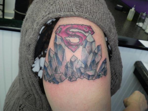 Rock Solid Superman Tattoo