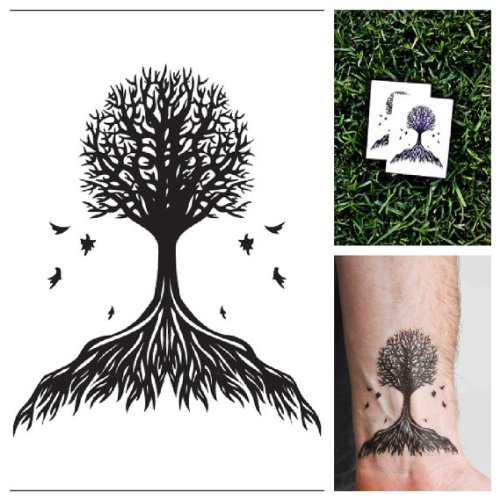 Tree - temporary tattoos