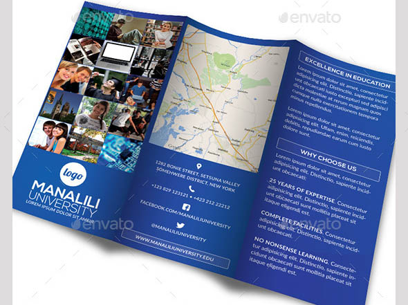 University Trifold Brochure