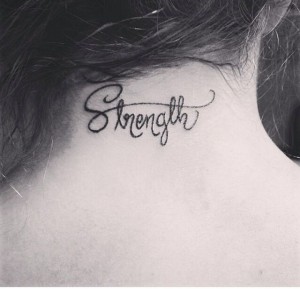 neck strength tattoo