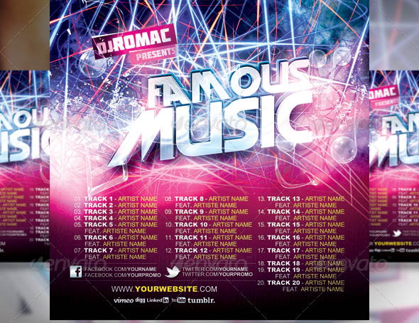Famous Music CD Cover