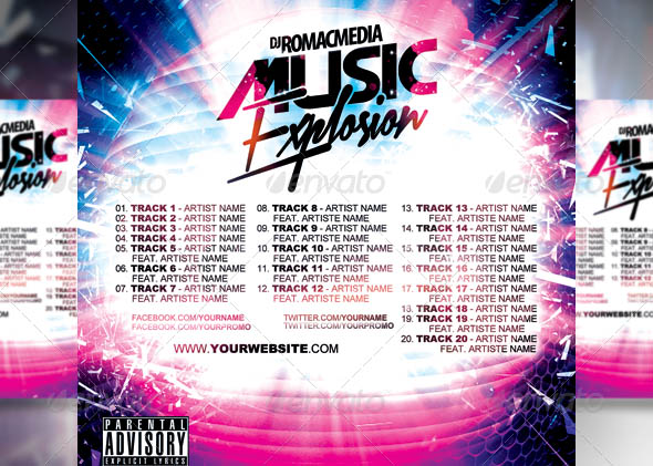 Music Explosion CD Cover