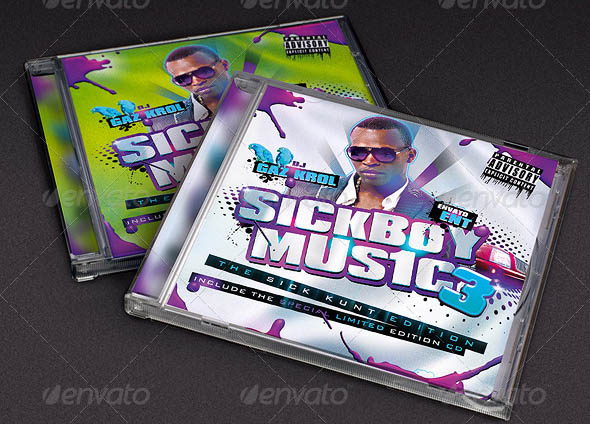 SickBoy Music Mixtape CD Cover