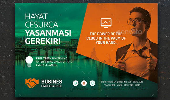 Corporate Postcard Templates