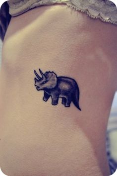 Triceratops Tattoo Design