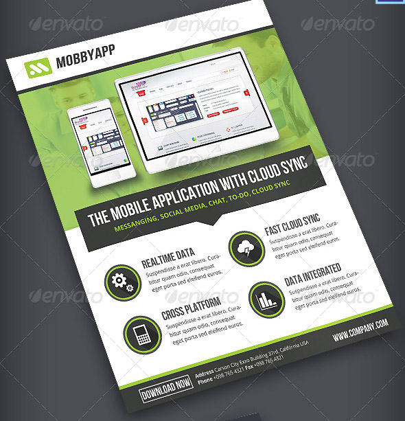 Mobile App Flyer Volume 3
