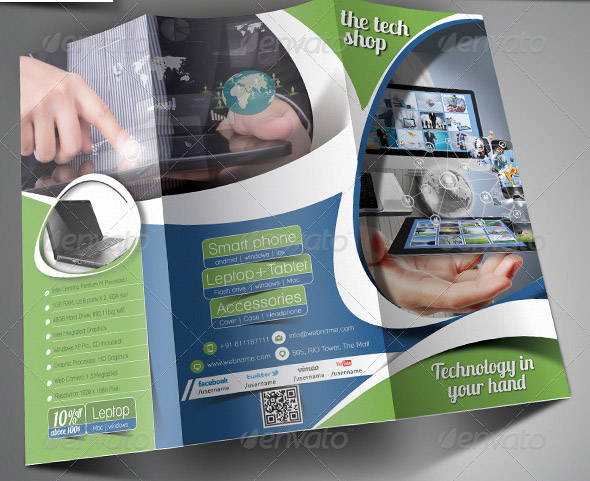 Multipurpose Promotion Trifold Brochure Template