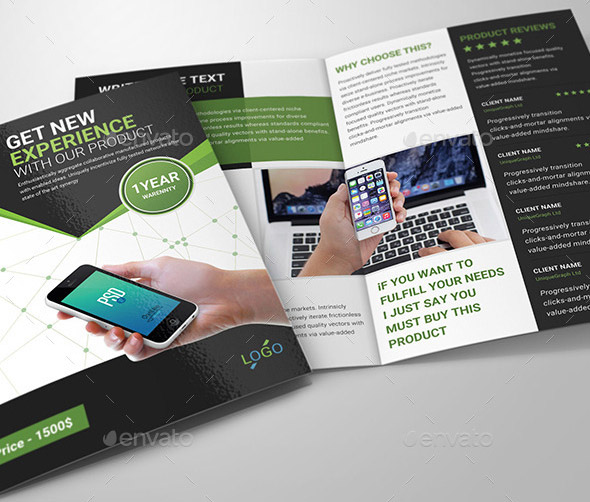 Product Promotion Bi-fold Brochure