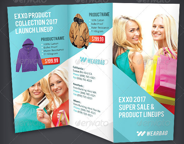 Product Promotion TriFold Brochure Volume 3