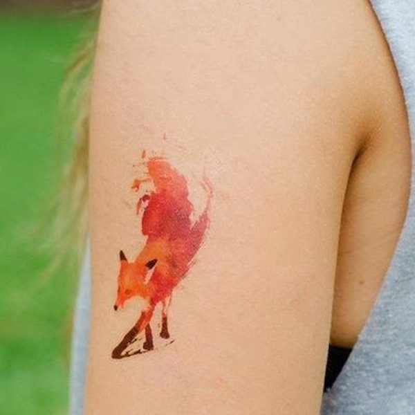 Small Fox Tattoo
