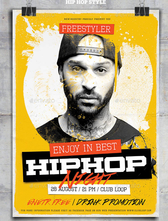 HipHop Night PosterFlyer
