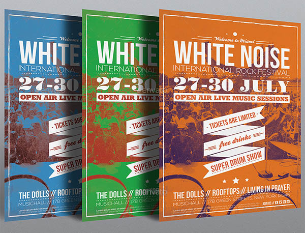 Vintage Music Poster Flyer