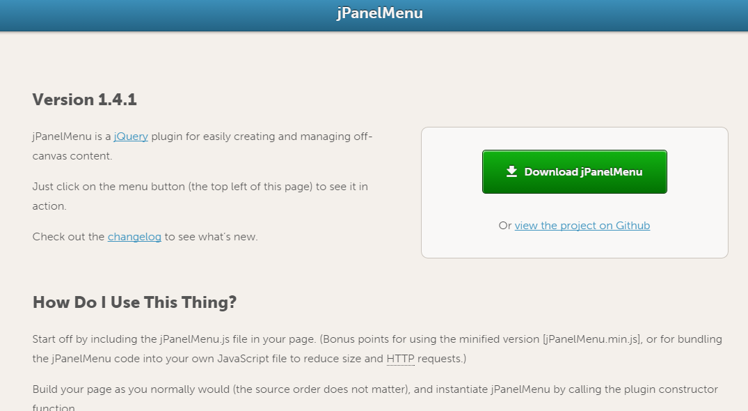 jPanelMenu