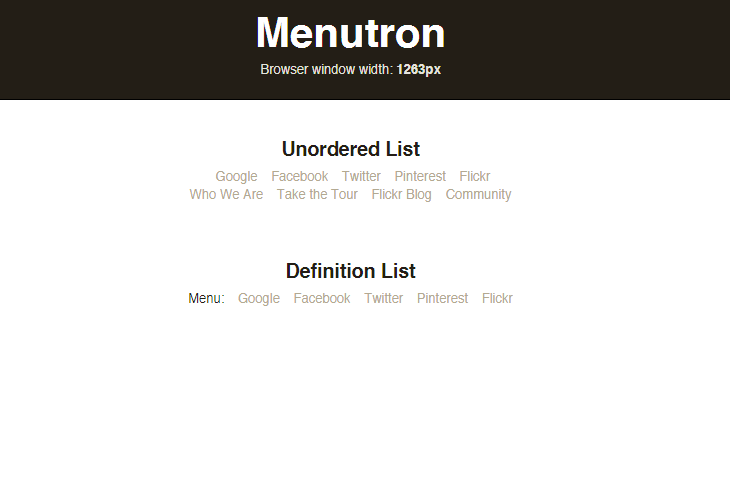 menutron