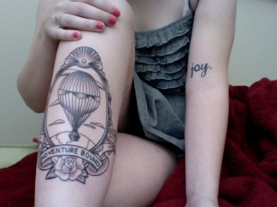 Balloon & Adventure Tattoo