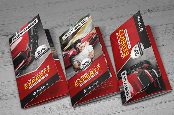 Car Modification Service Trifold